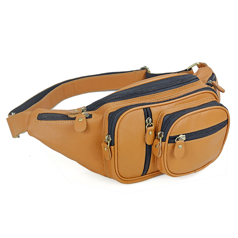 Men Accessories For Travel - Marsupio da uomo in vera pelle