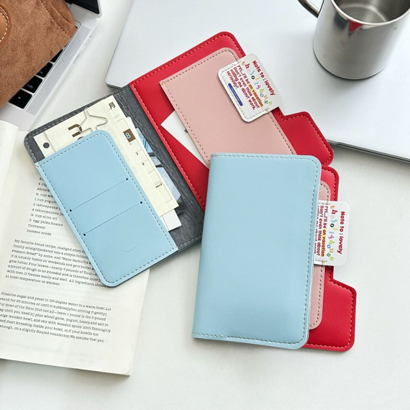Travel Organizer Men - Porta passaporto Ins Color Block Portafoglio