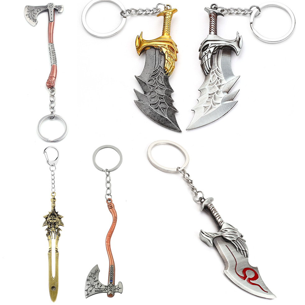 Men'S Accessories Jewelry - Portachiavi con Pendente Spada di Kratos