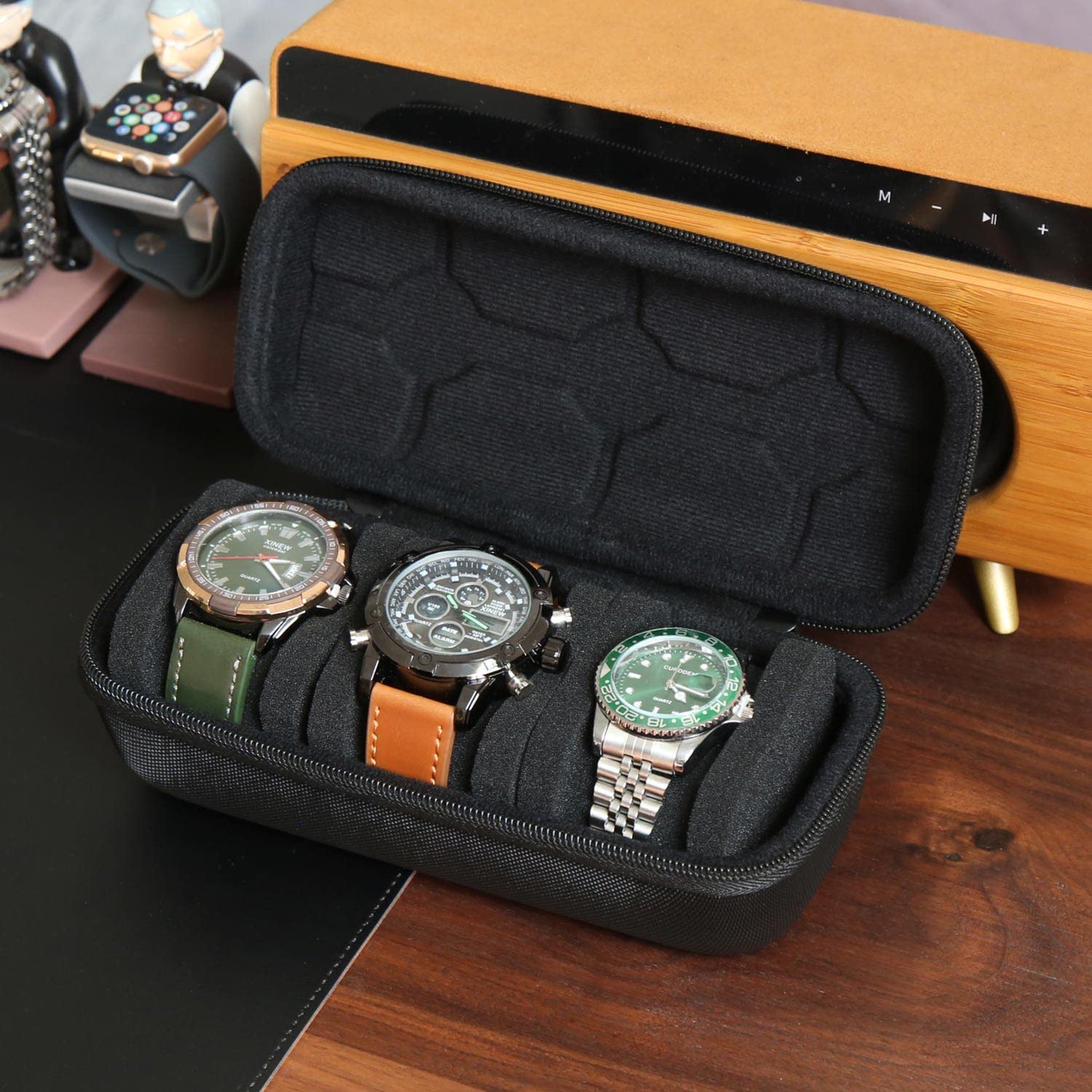 Travel Organizer Men - Organizzatore di scatole per orologi per