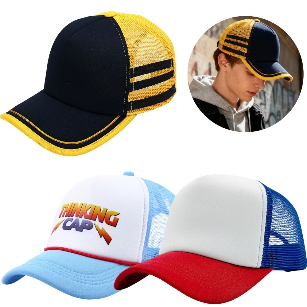 Hat Snapback Cap - Dustin Henderson Berretto da baseball Cosplay
