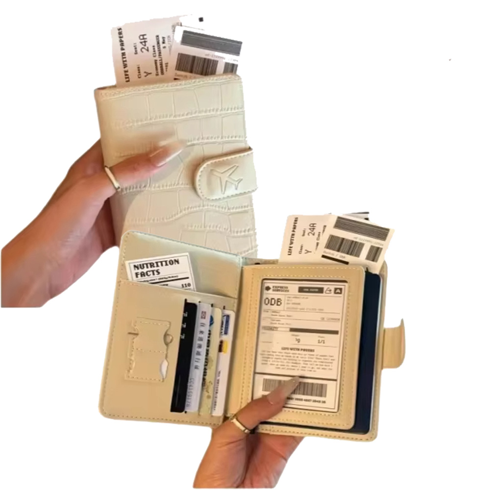 Travel Organizer Men - Porta Passaporto in Pelle PU per