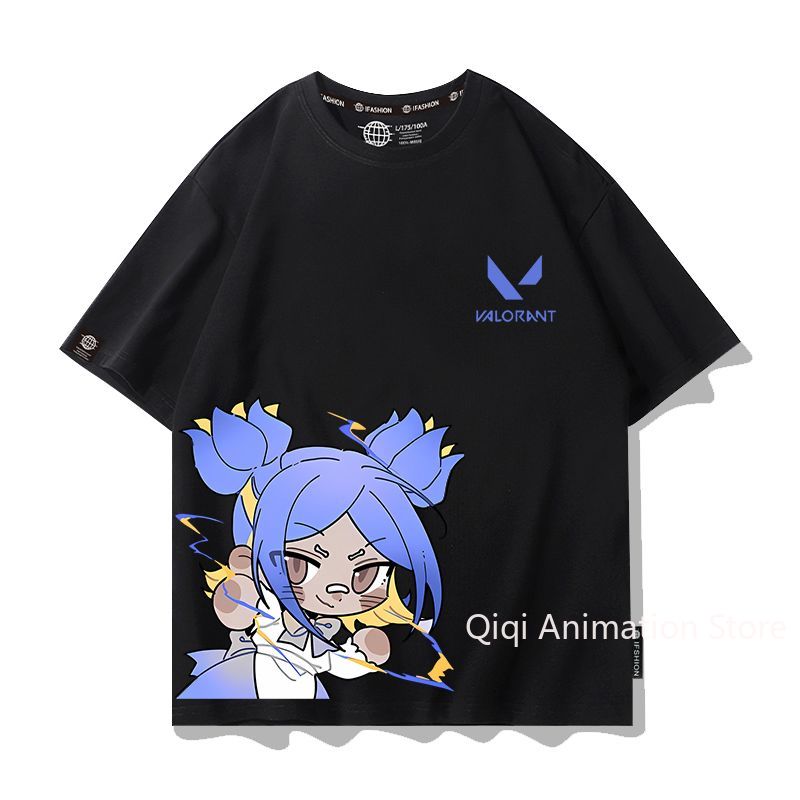 Men Accessories Gift - T-shirt a maniche corte VALORANT Anime
