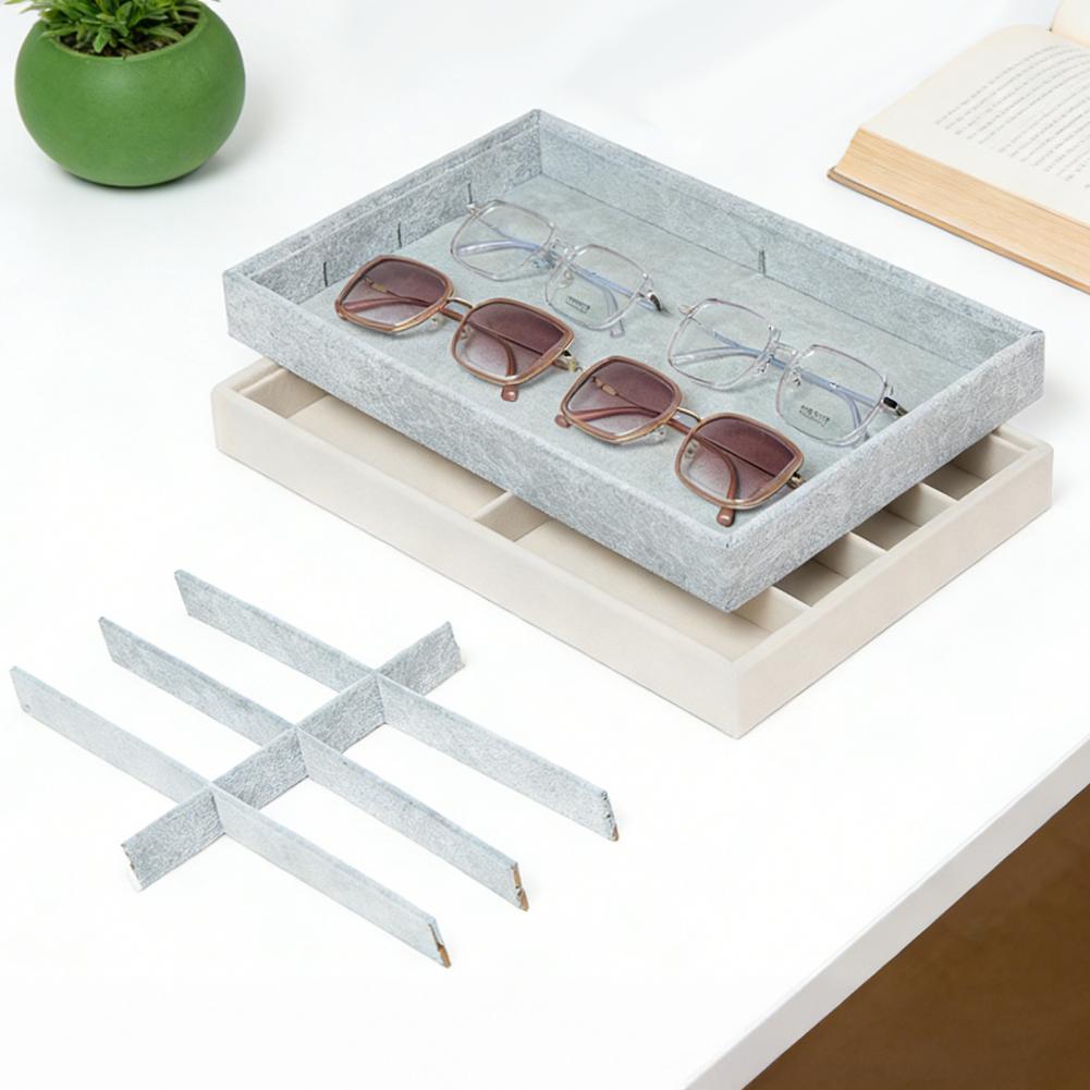 Men'S Accessories Organizer Tray - Scatola portaoggetti per occhiali in velluto