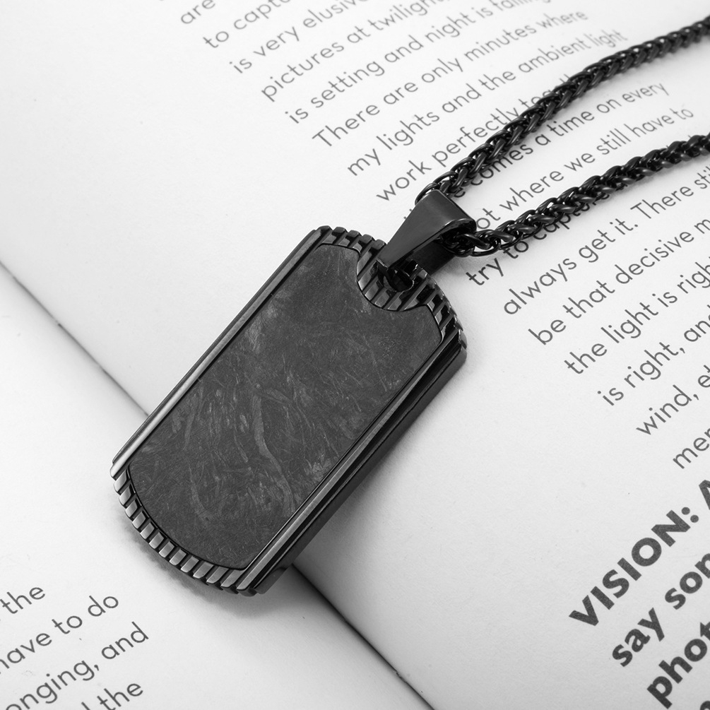 Men Accessories List - Ciondolo in fibra di carbonio Ciondolo