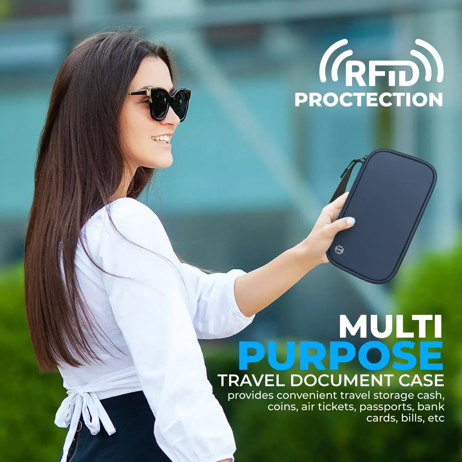 Portafoglio leggero per passap - Travel Organizer Men recensione e prezzo