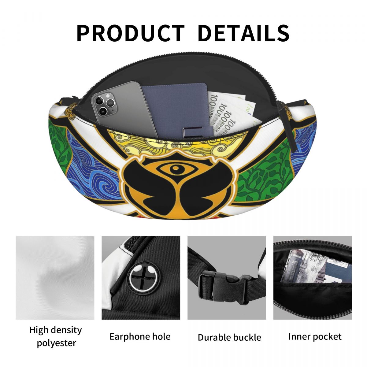Tomorrowland Party marsupio pe - Men Accessories For Travel recensione e prezzo