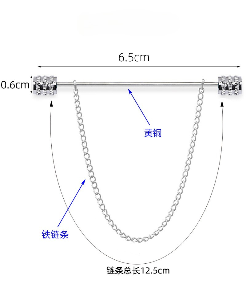 Nuova spilla da uomo per camic - Men'S Accessories Jewelry recensione e prezzo